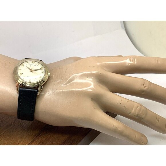 Hamilton Men's Watch 661 Vintage Swiss Hand Wind 10k Gold Filled Case K402 34mm - Picture 4 of 15